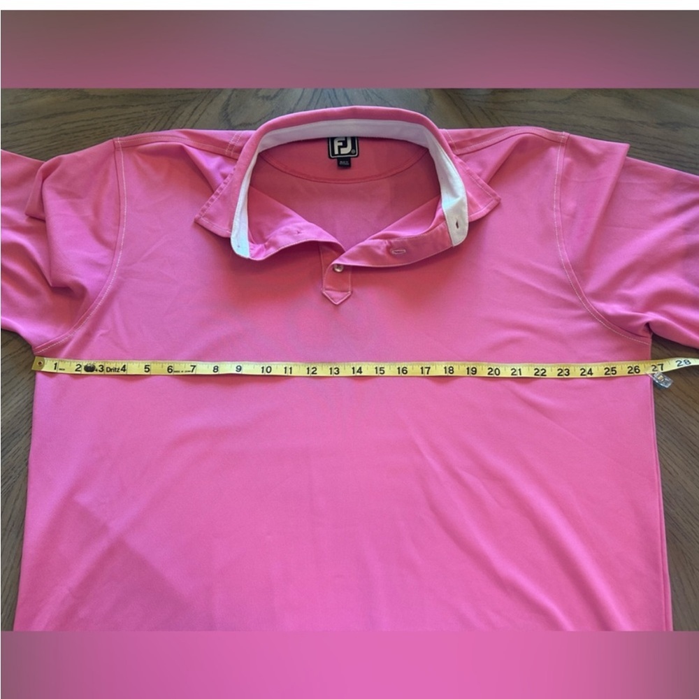 FootJoy pink short sleeve polo size XXL - Picture 7 of 8